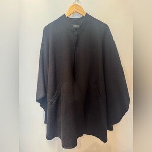 Mon Repos 100% Alpaca wool cape. 
Gorgeous vintage piece. Real front pockets.